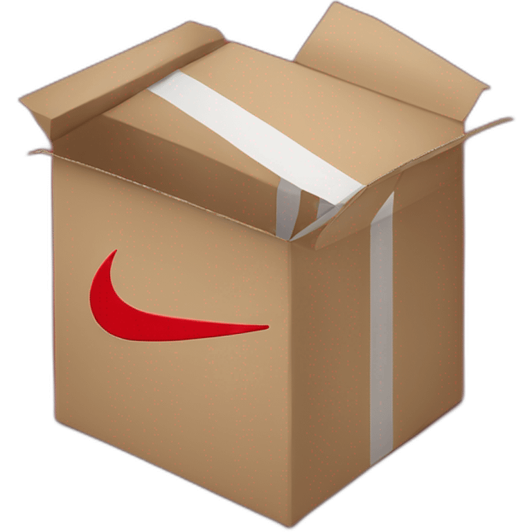 Red nike box emoji