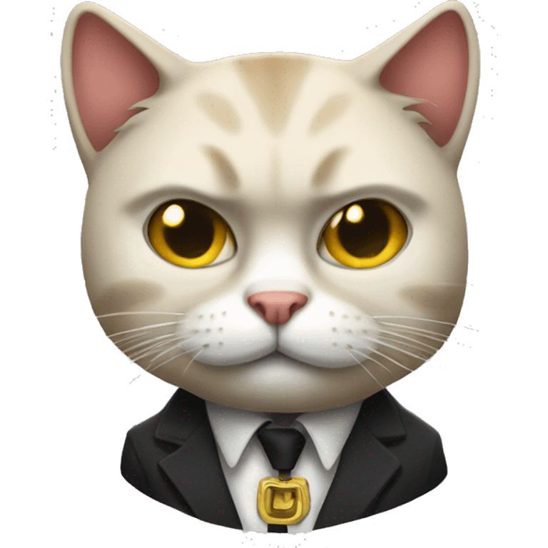 Gangster cat  emoji