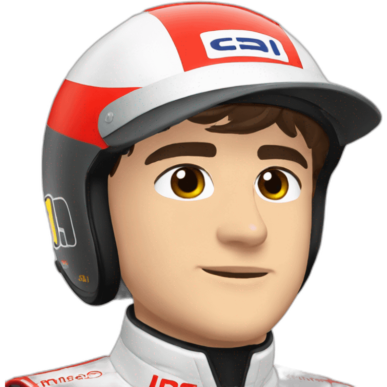 Charles Leclerc casque emoji