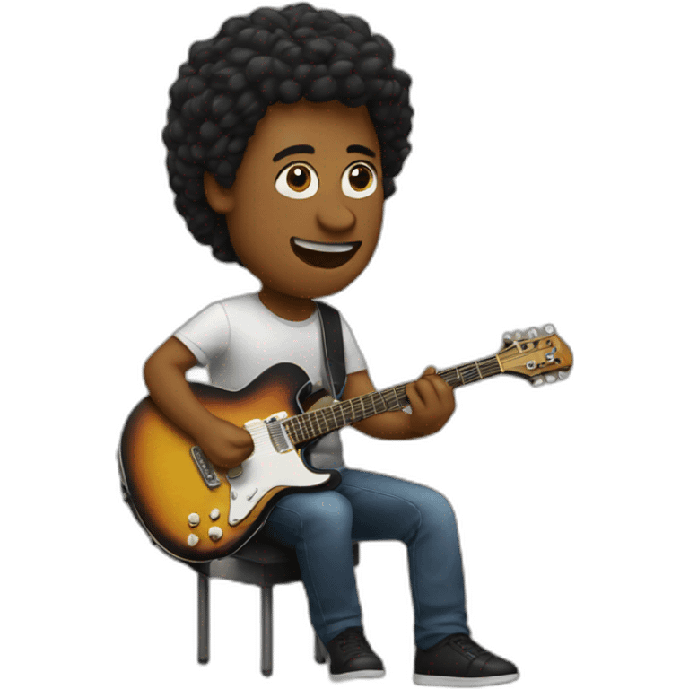 guitar player emoji