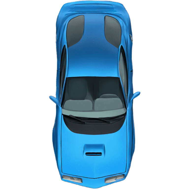 Blue trans am car emoji