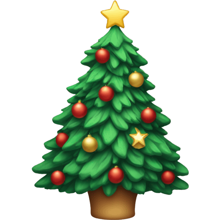 Aesthetic christmas tree emoji