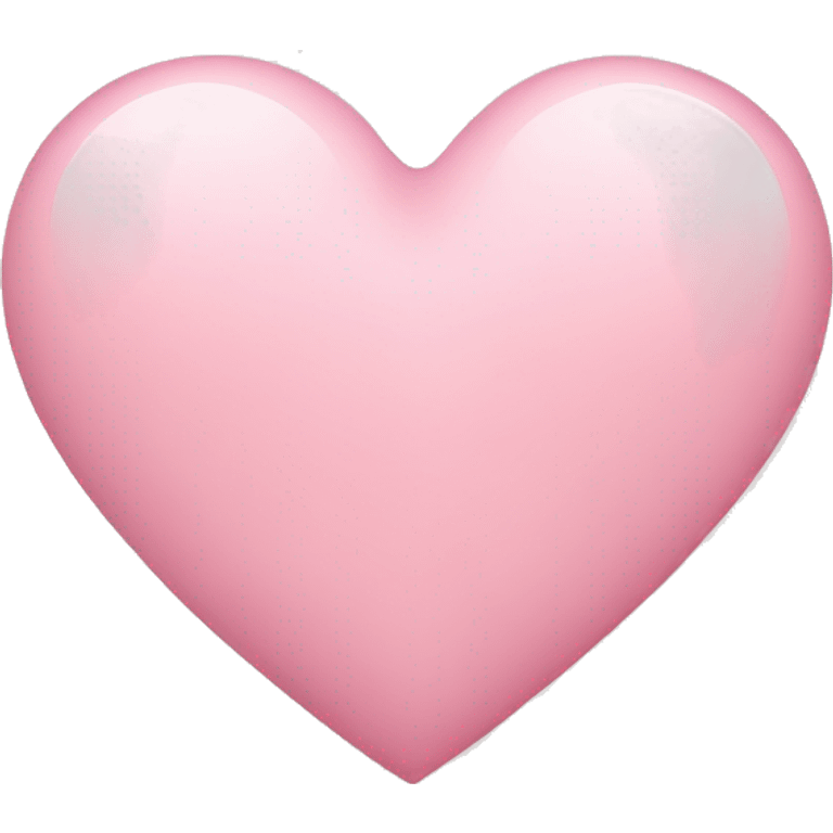 Light pink heart  emoji