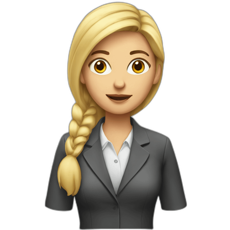 Journalist girl emoji