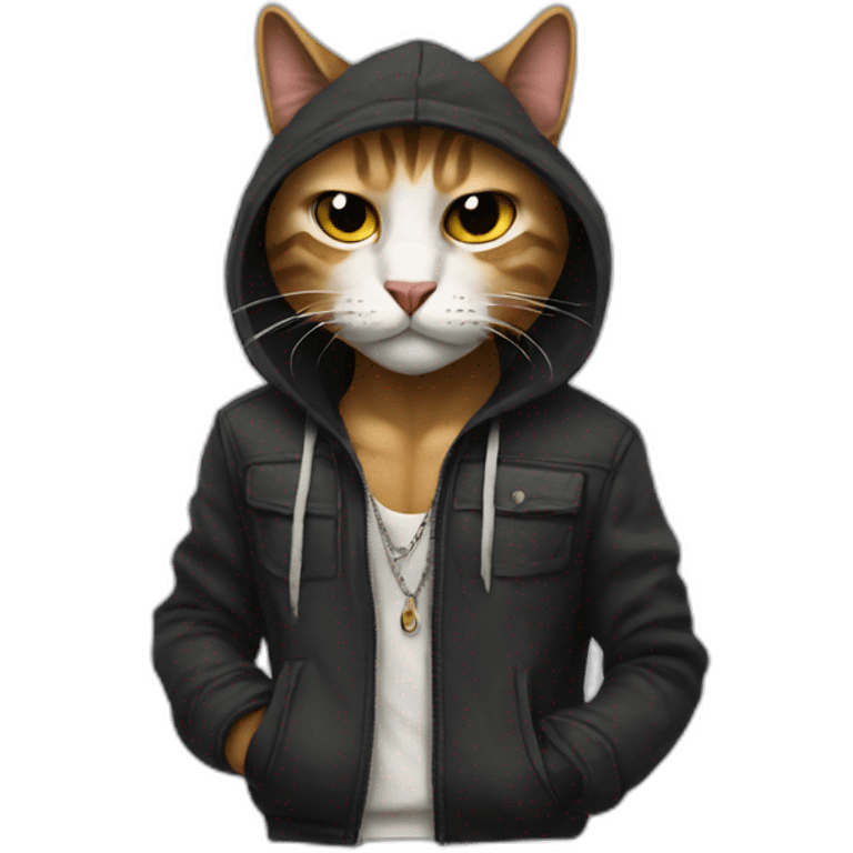 cat thug emoji