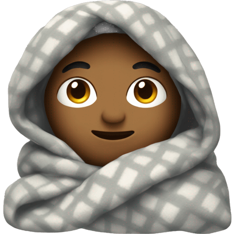 cozy blanket emoji