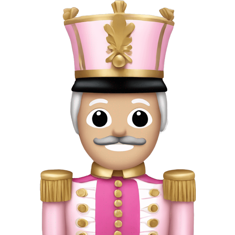 Light pink nutcracker emoji