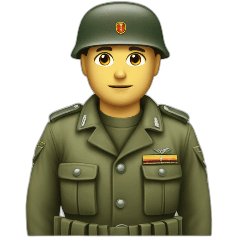 East Germany soldier emoji