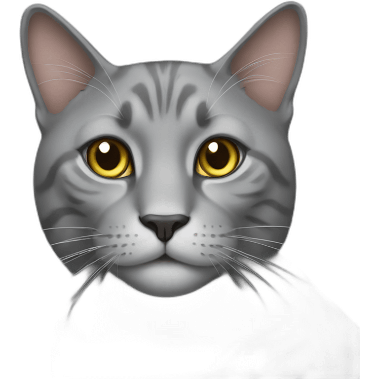 Big grey cat emoji