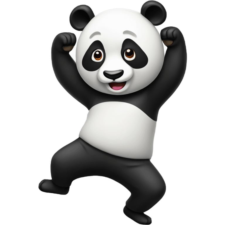 panda dabbing emoji