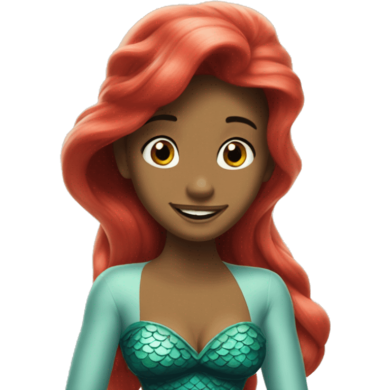 The little mermaid emoji