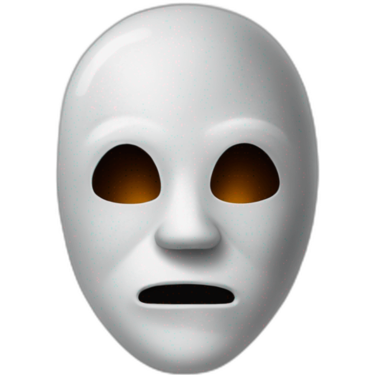 Scary movie mask emoji