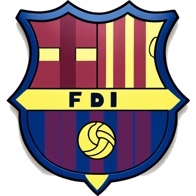 Escudo del barça emoji