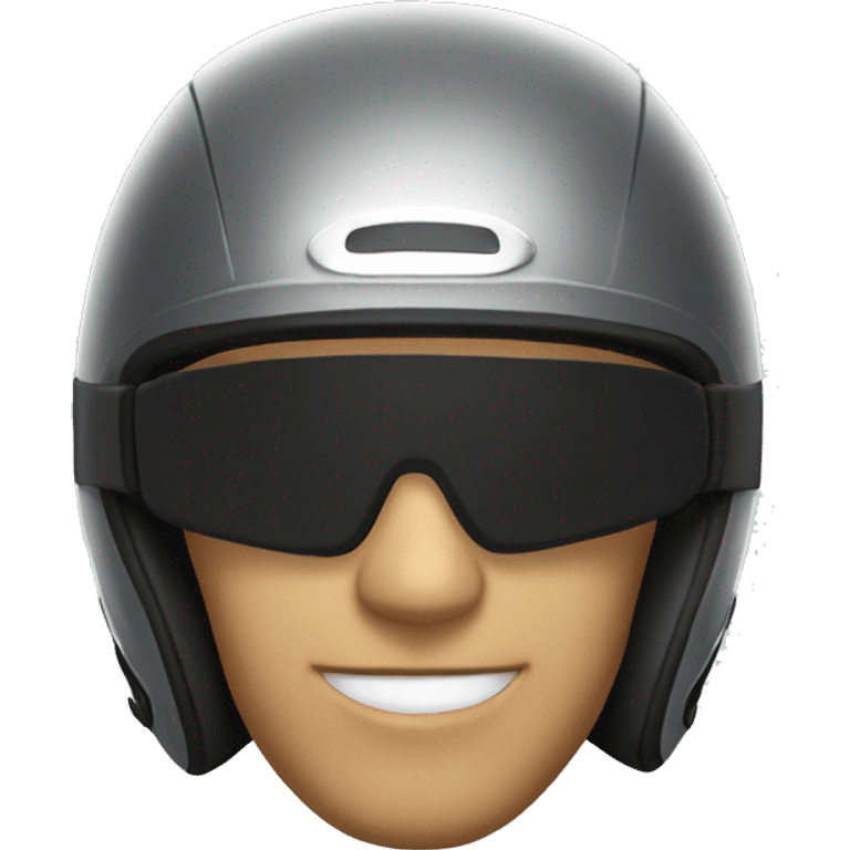 Moto capacete emoji