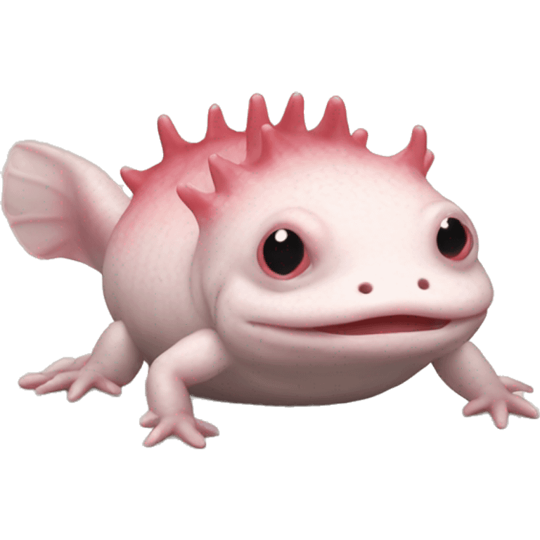 Axolotl with 4 feet emoji