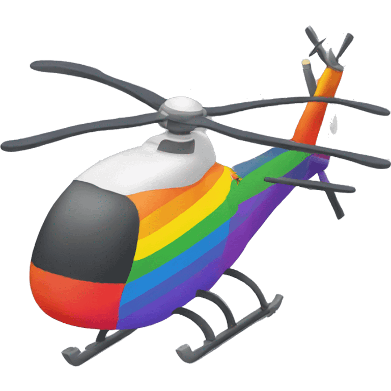 gay helicopter  emoji