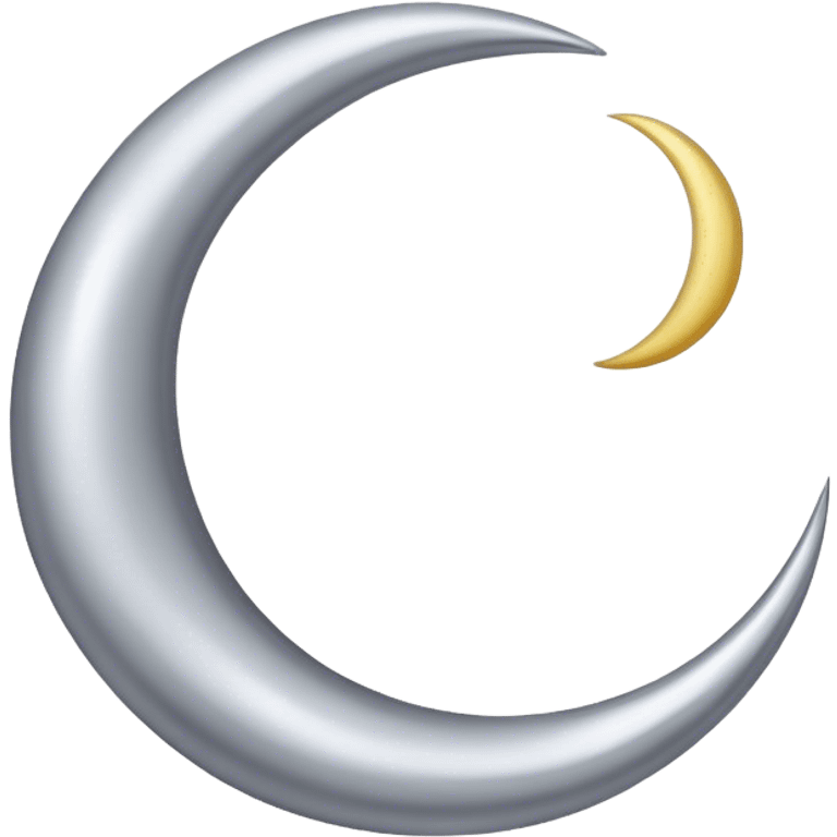 Crescent emoji