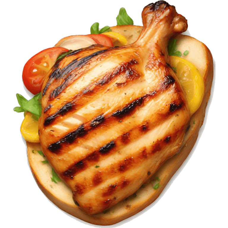 grilled chicken breast emoji