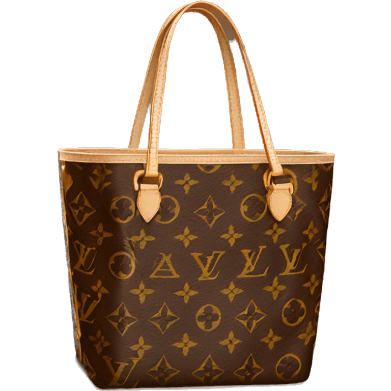 louis vuitton shopping bag emoji