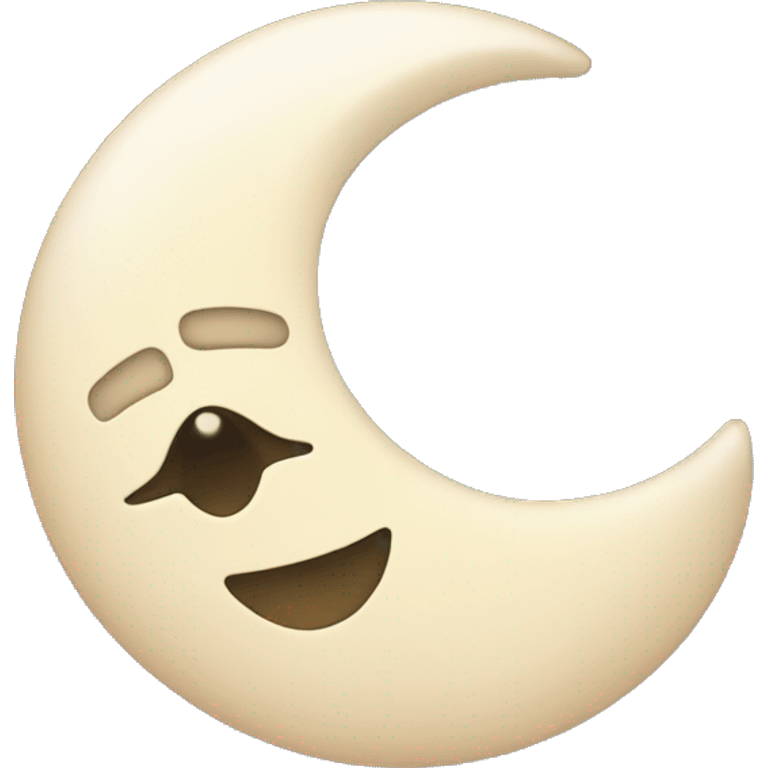 Moon with star emoji