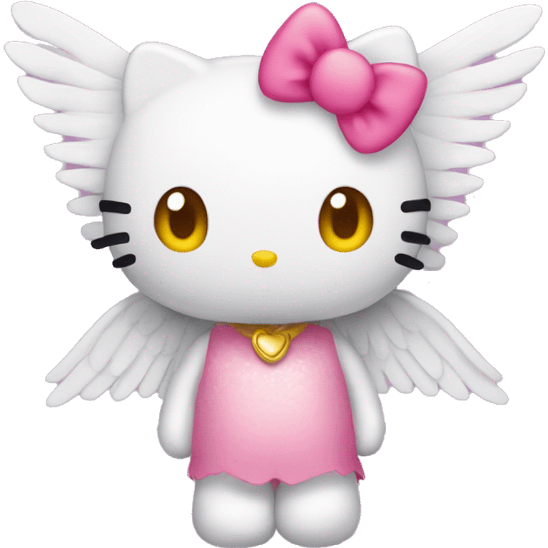 hello kitty with wings emoji