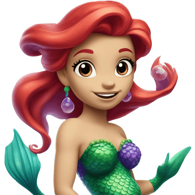 Ariel the little mermaid  emoji