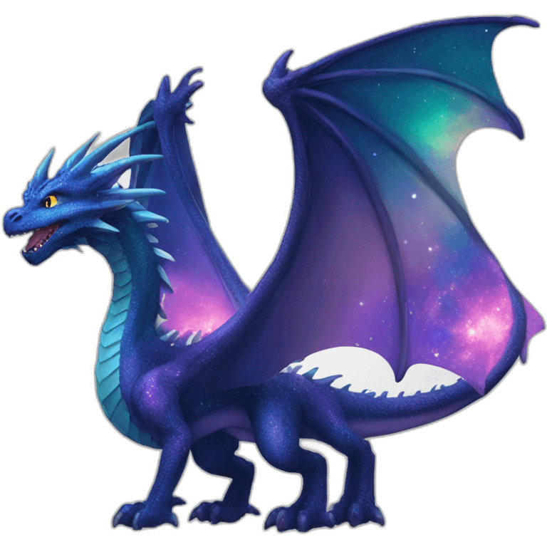 Galaxy dragon emoji