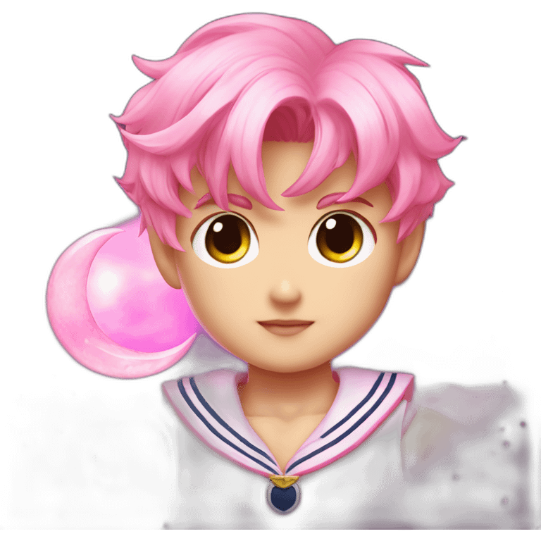 male sailor chibi moon emoji