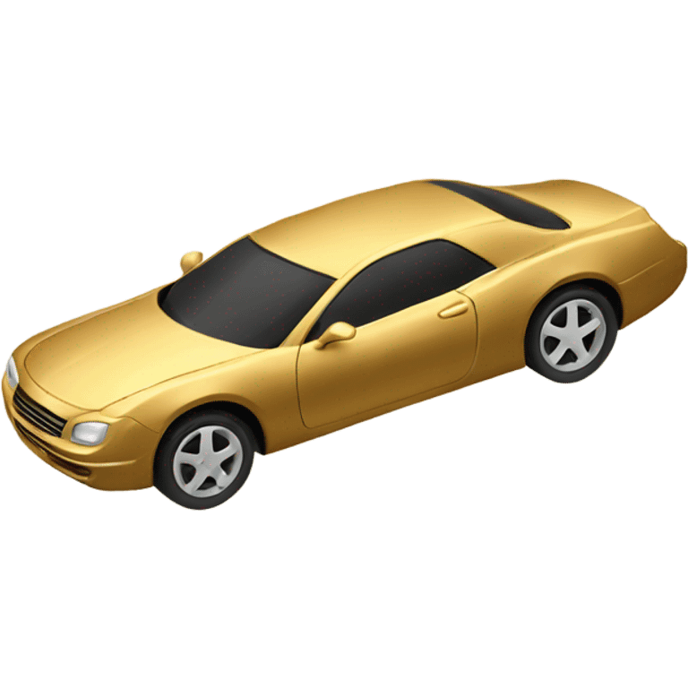 Golden car  emoji