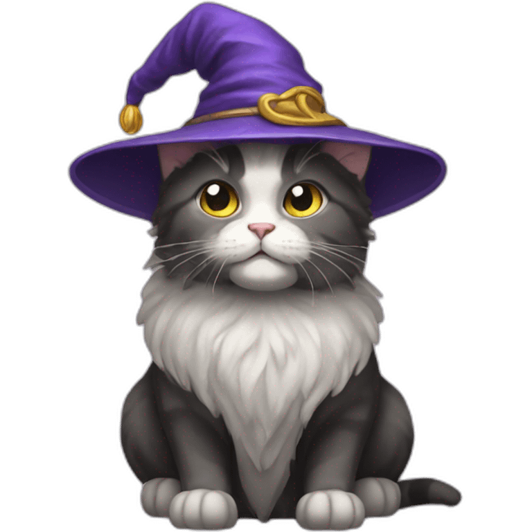 Wizard cat emoji