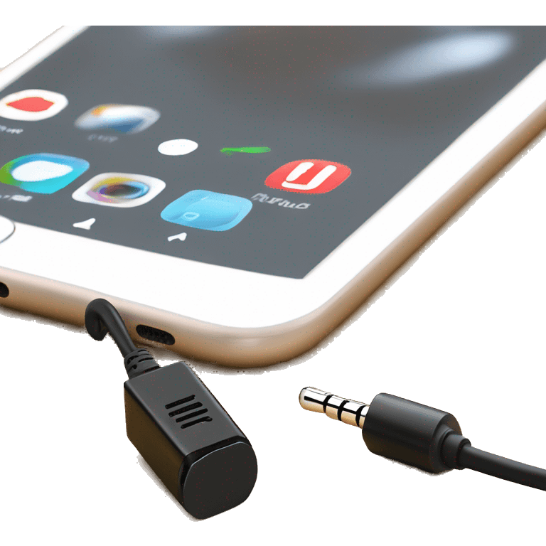 stereo adapter mini jack to big jack for headphones  emoji