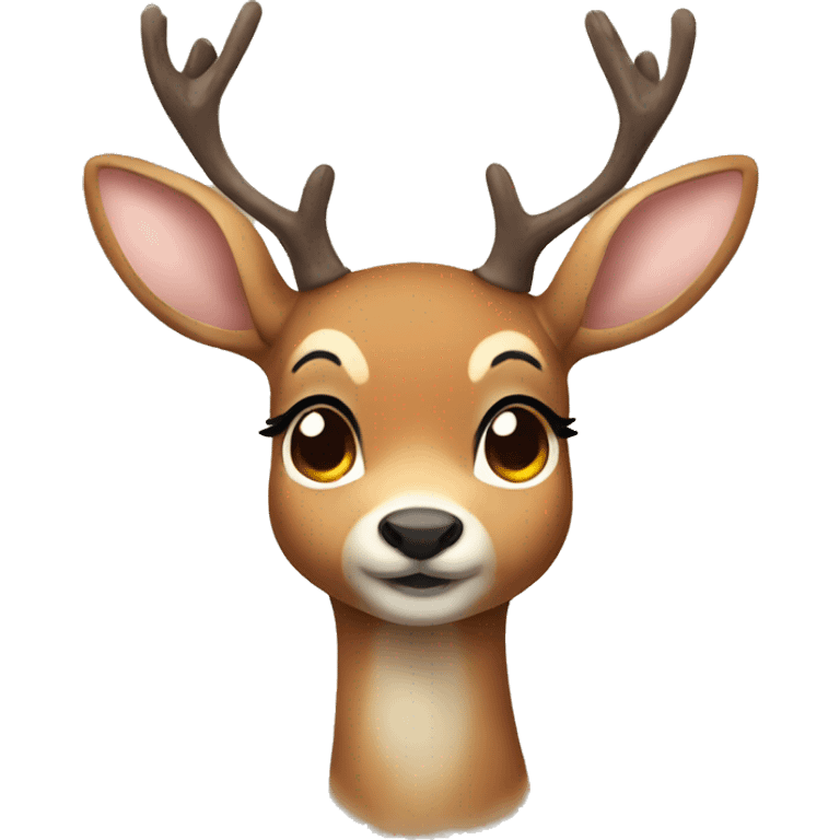 so cute deer emoji