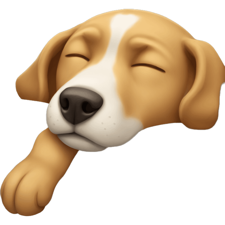 Dog sleeping  emoji