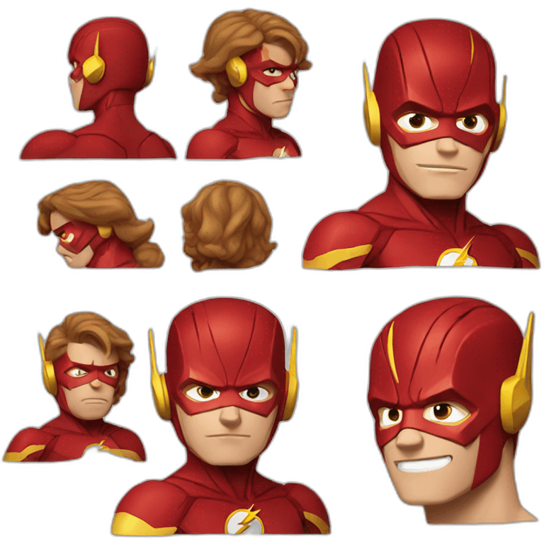 superhero the flash  emoji