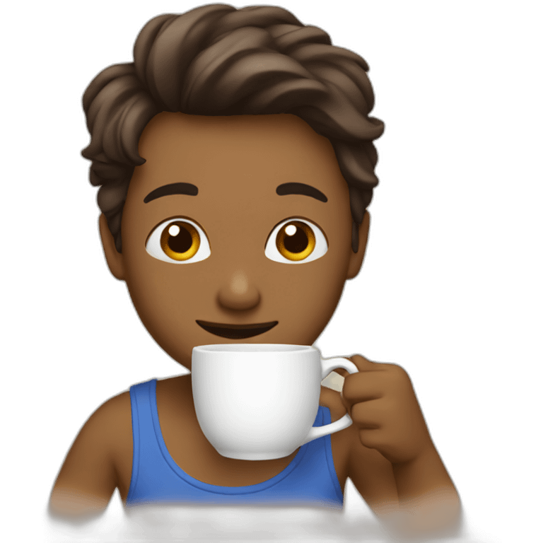 drinking tea emoji