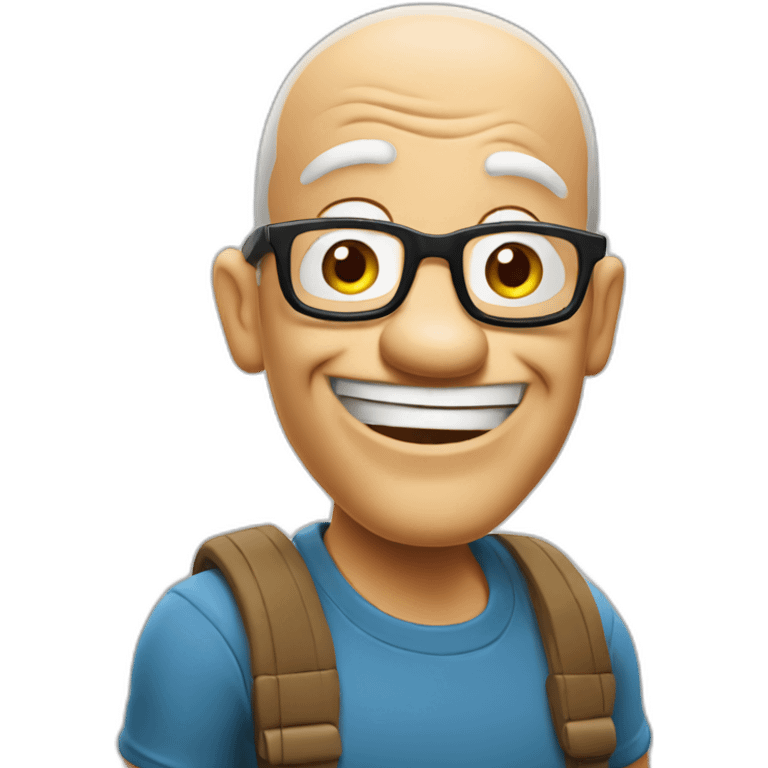 mortadelo comic character emoji