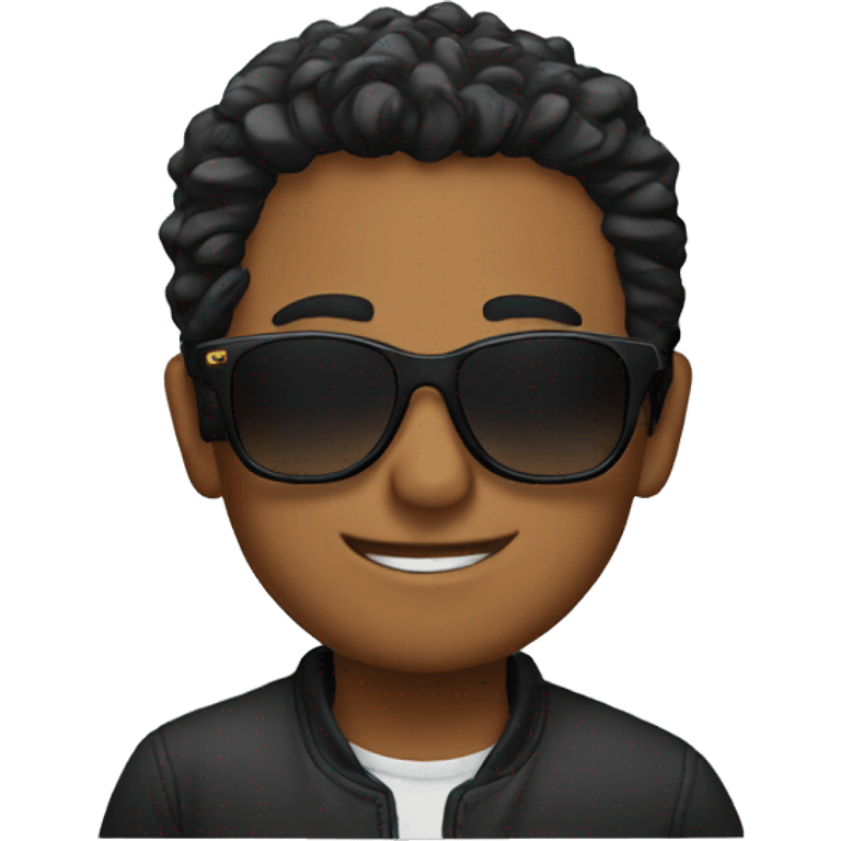 Omar with sunglasses emoji