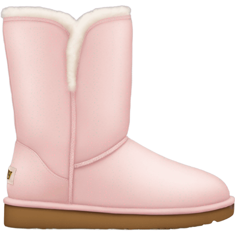 Light pink Ugg boots  emoji