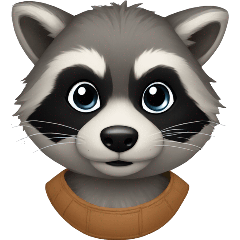 raccoon, polosun emoji