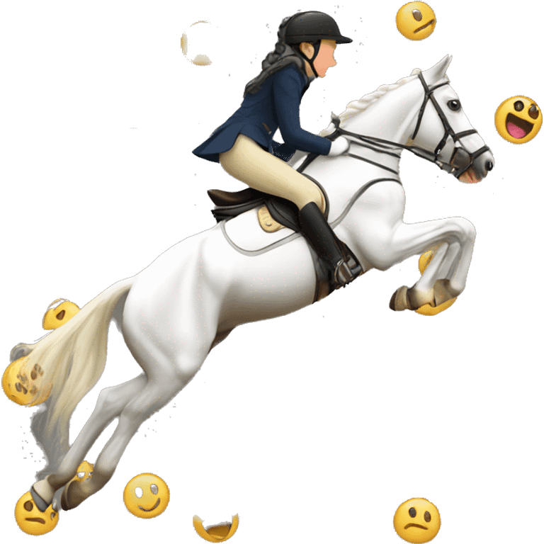 Equestrians Jump  emoji