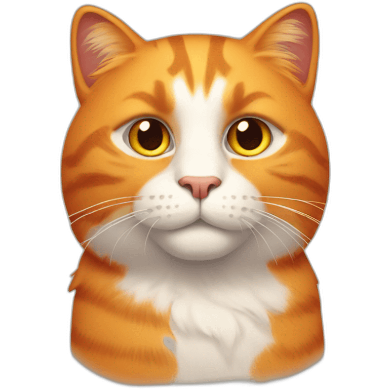 big orange cat emoji