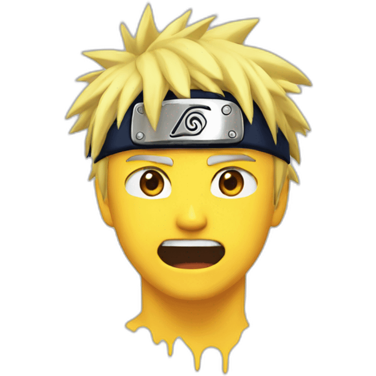 Naruto sur toilettes emoji