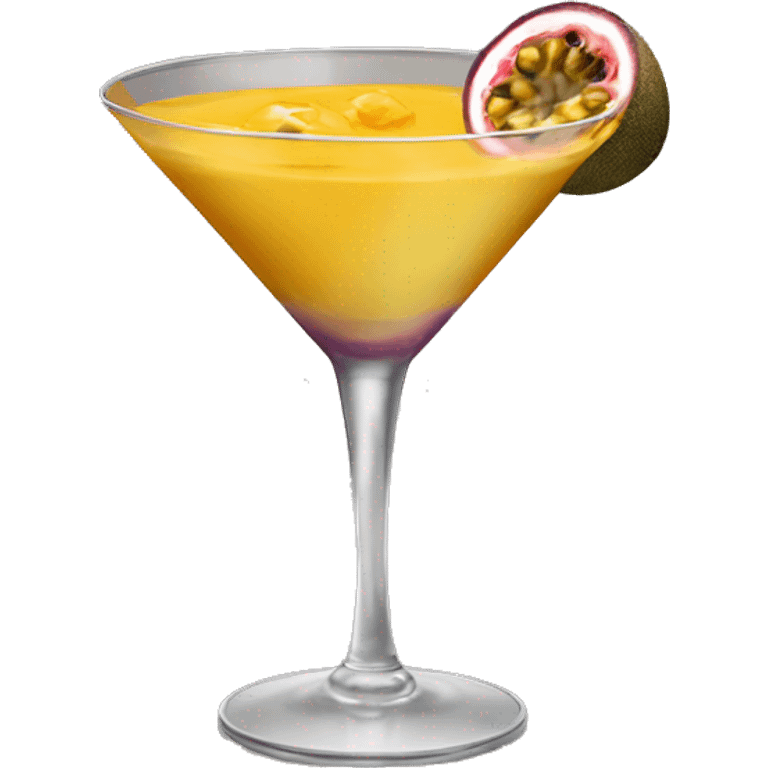 a passion fruit martini emoji