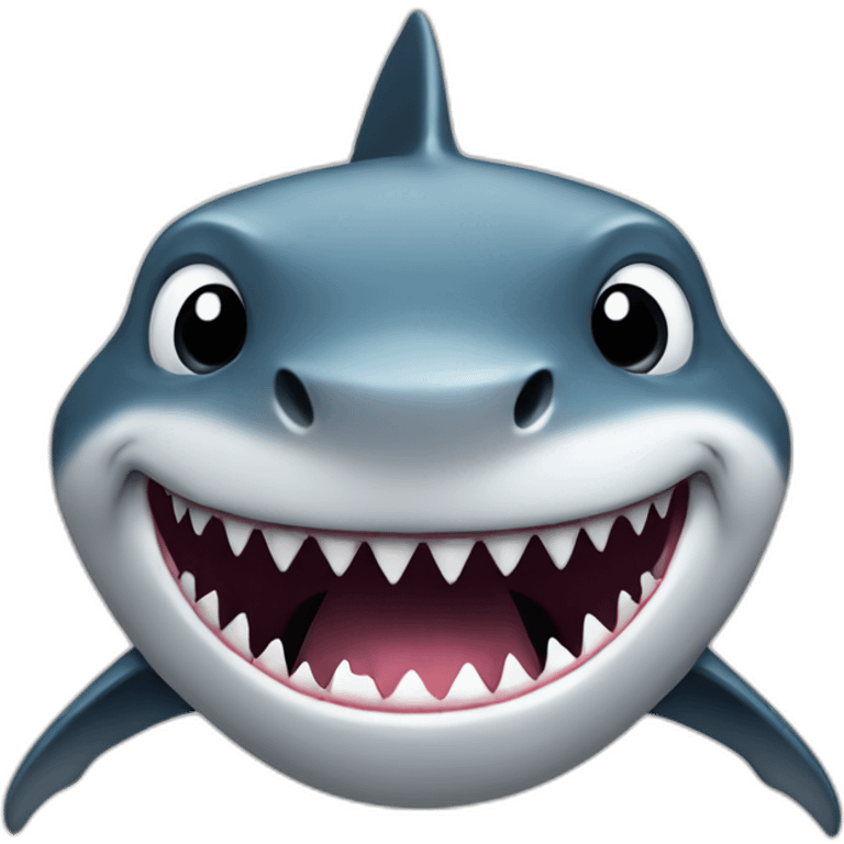 shark with an overbite emoji