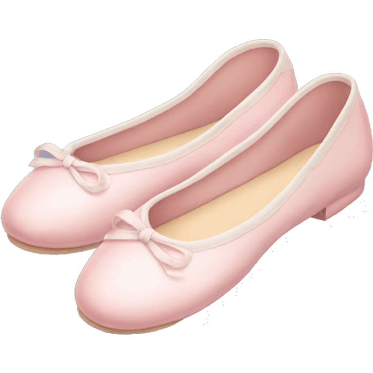 Pale pink ballet shoes emoji