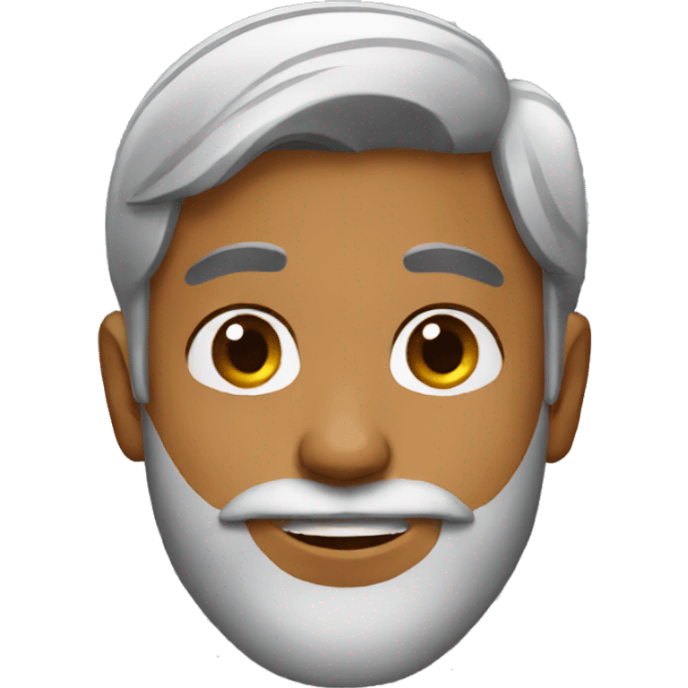 Handsome indian boy with beard emoji