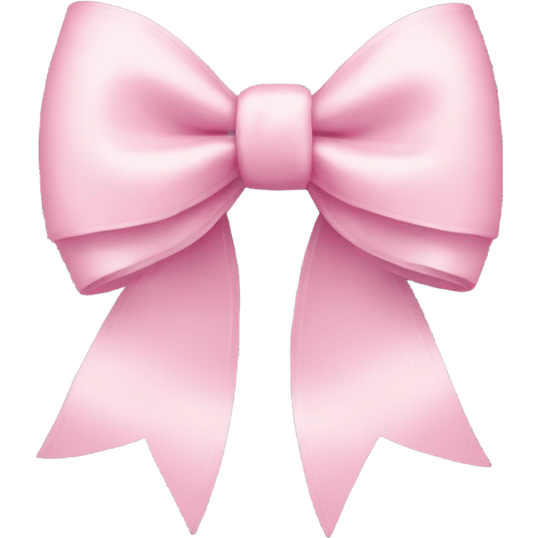 Light pink bow emoji