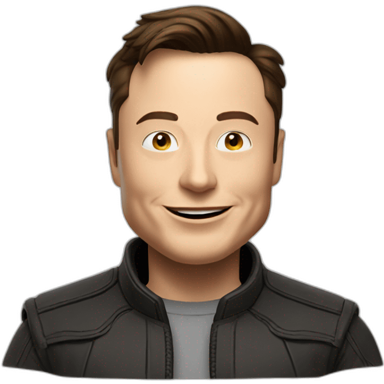 Elon musk saying hello emoji