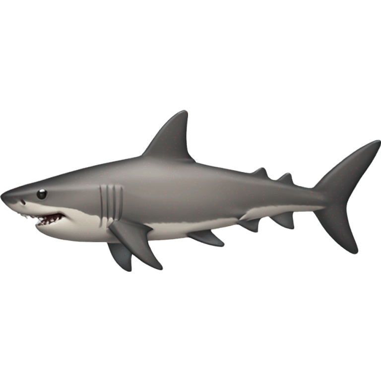 Muscular shark emoji