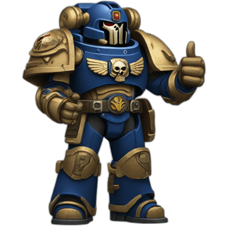 Warhammer 40k space marine Thumbs up emoji